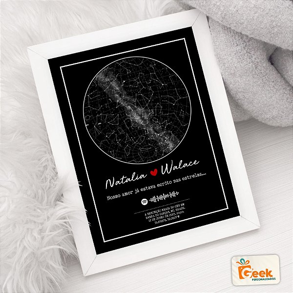 Quadro Mapa das Estrelas