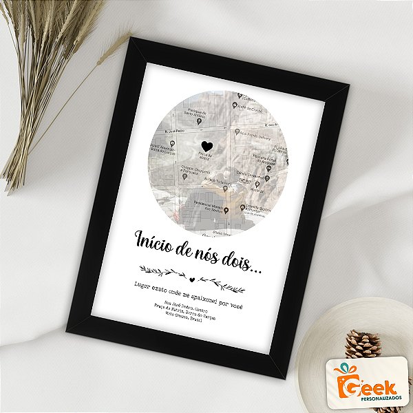 Quadro Localização com Foto