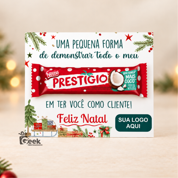 Cartão de Natal Prestígio