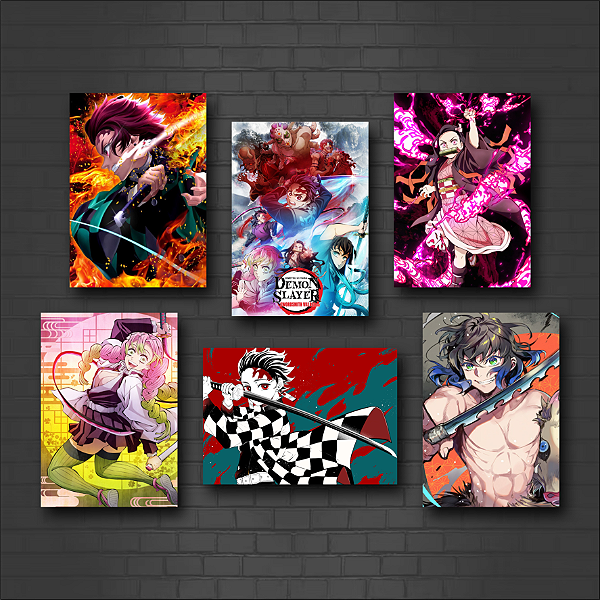 Placa Decorativa Demon Slayer