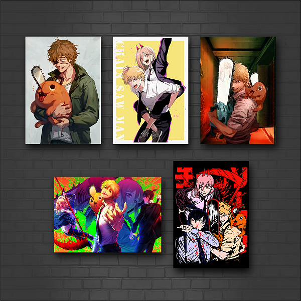Placa Decorativa Chainsaw Man