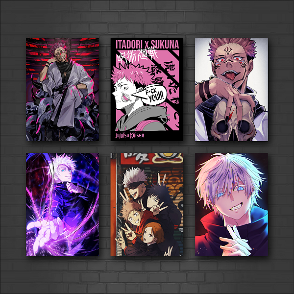 Placa Decorativa Jujutsu Kaisen
