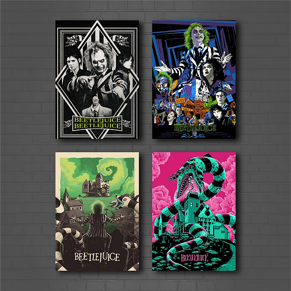 Placa Decorativa Beetlejuice