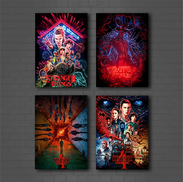 Placa Decorativa Stranger Things