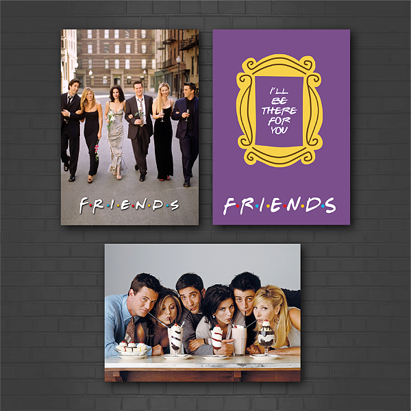 Placa Decorativa Friends