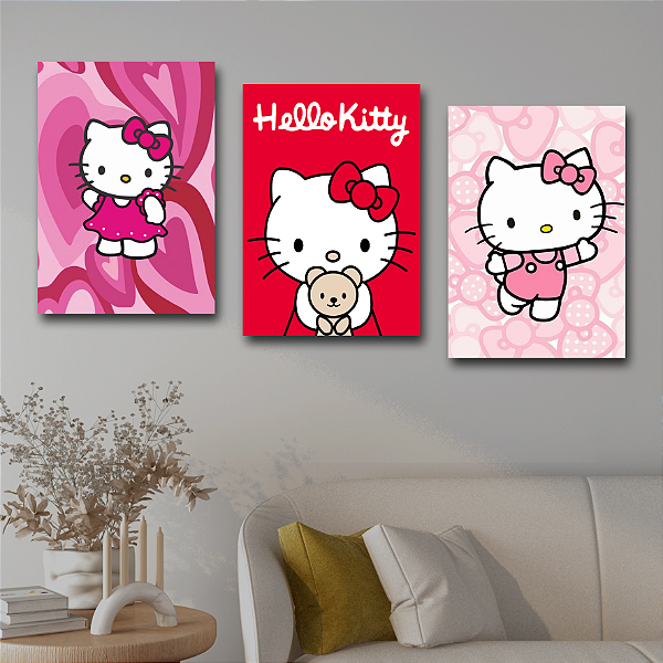 Placa Decorativa Hello Kitty