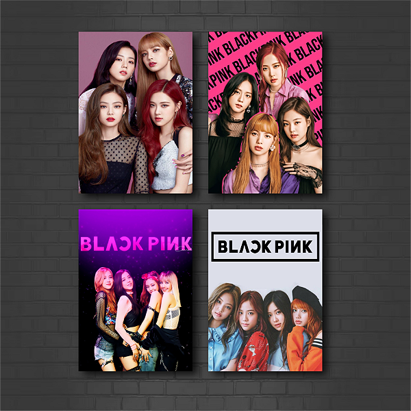 Placa Decorativa Black Pink