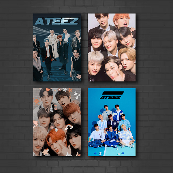 Placa Decorativa Ateez