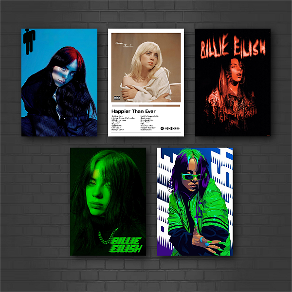 Placa Decorativa Billie Eilish