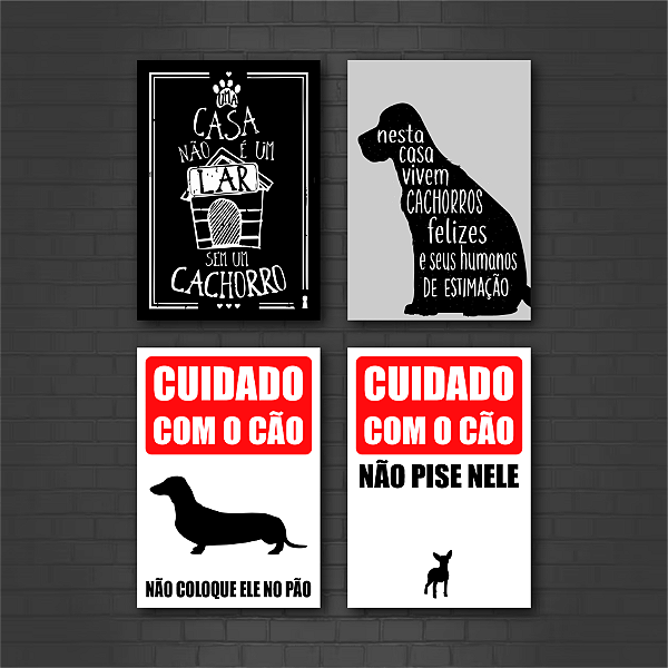 Placa Decorativa Pet Cachorro Dog