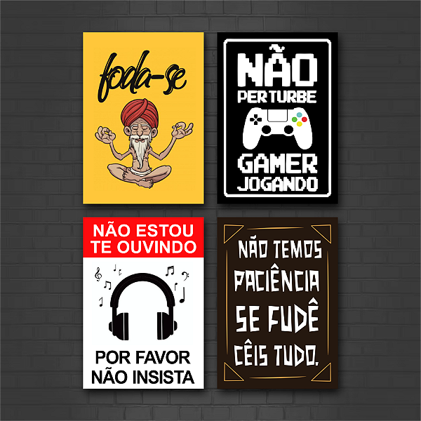 Placa Decorativa Frases Engraçadas