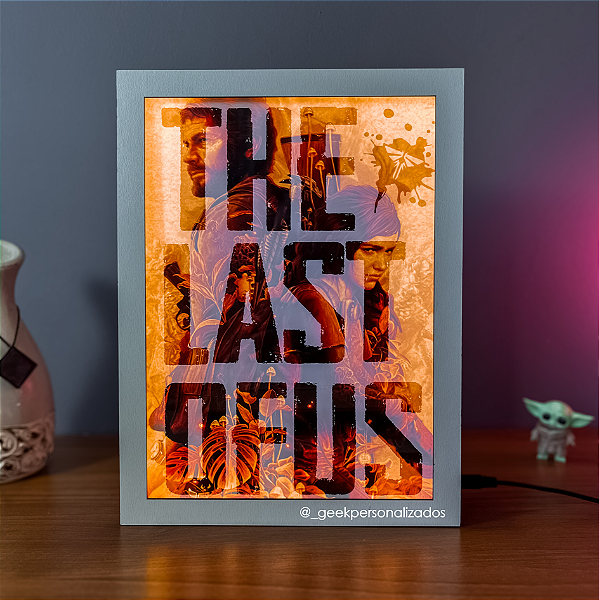 Luminária Quadro Jogo The Last of Us