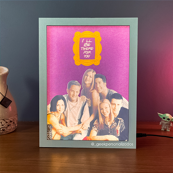 Luminária Quadro Série Friends
