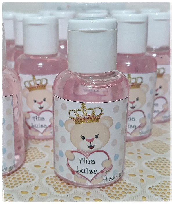 Kit Mini Álcool Gel Hidratante | Artesanal e Personalizado