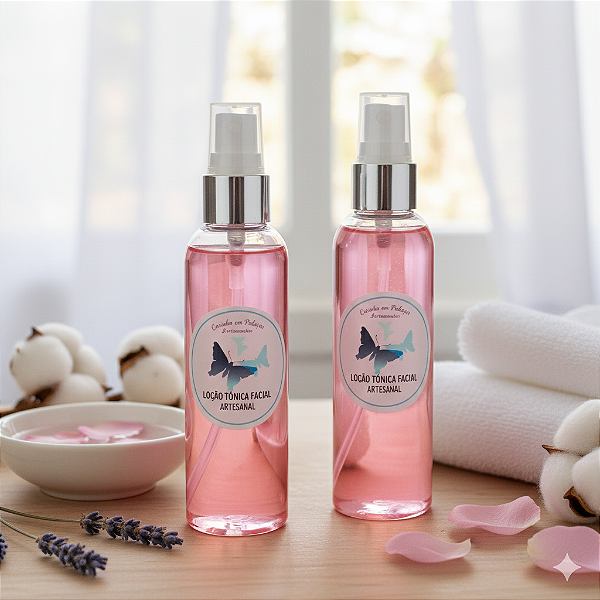 Loção Tônica Facial | Segredo Artesanal para Pele Radiante