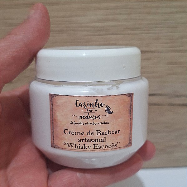 Creme de Barbear Artesanal | Barba Bem Feita e Pele Macia