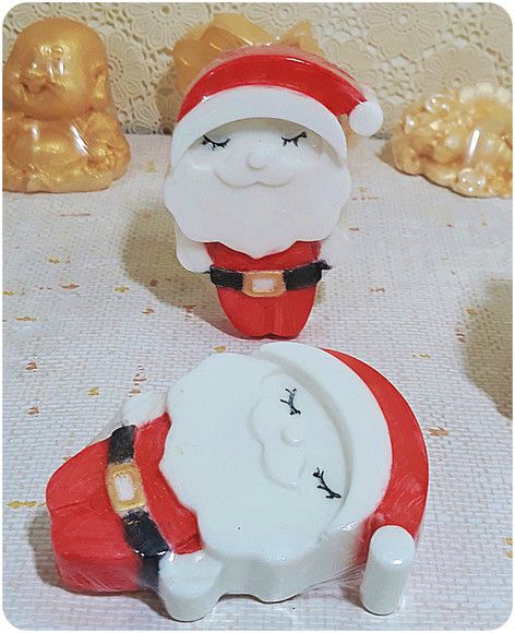 Kit Sabonete Artesanal Papai Noel Encantado | Lembrancinha de Natal