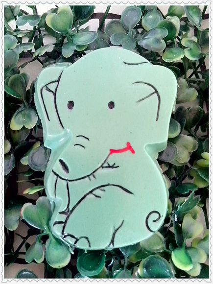 Kit Sabonete Artesanal Elefante Charmoso | Lembrancinha de Maternidade