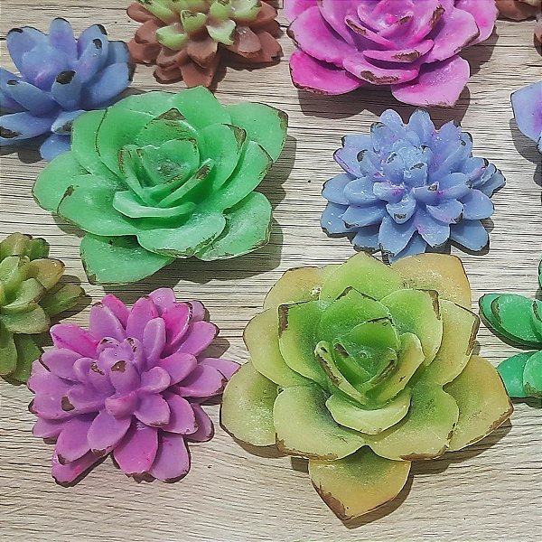 Suculenta Flor em Sabonete Artesanal | A Beleza que Floresce na Decoração