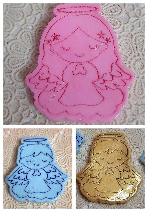 Kit Mini Sabonetes Anjinho | Lembrancinha Batizado e Comunhão