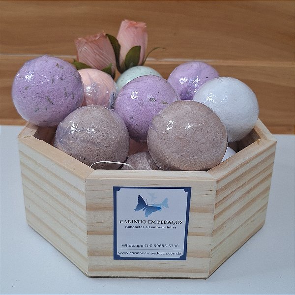 Kit Bombinhas Naturais para Banho | Relaxamento e Escalda-Pés