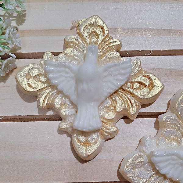 Kit Sabonete Mini Pomba da Paz | Lembrancinha Divino Espírito Santo