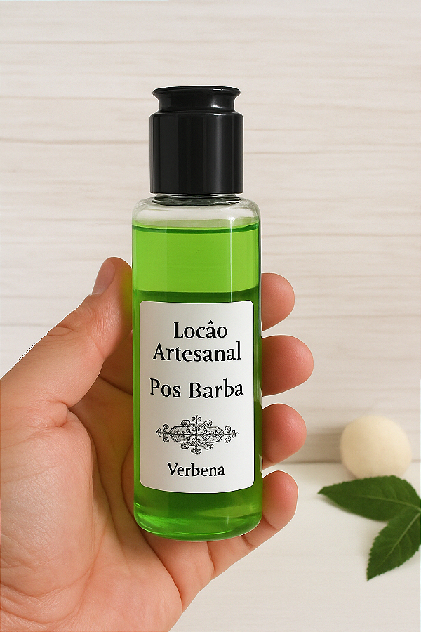 Loção Pós-Barba Artesanal | O Toque Final para a Pele Perfeita