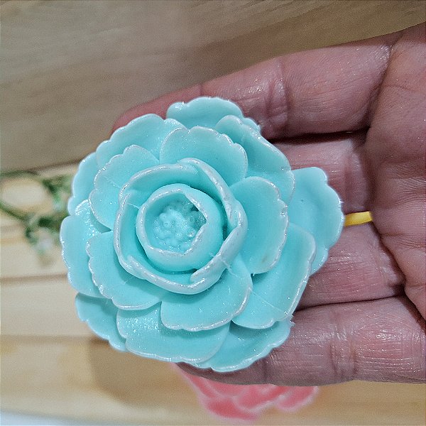 Kit Sabonetes Artesanais - Flor Camélia | Delicadeza em 2 Tamanhos