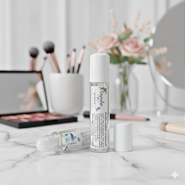 Brilho Labial Natural | Gloss em Roll-on para o seu Dia a Dia