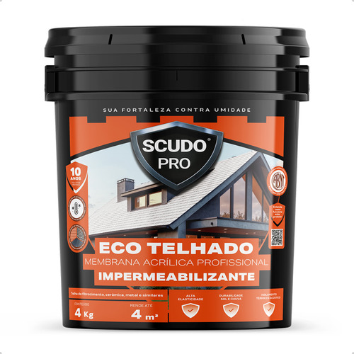 Impermeabilizante Scudo Pro Eco Telhado 4kg