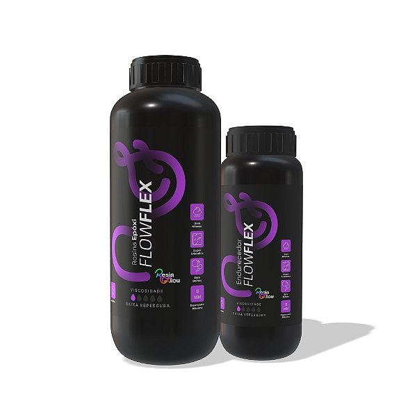 Resina Epóxi Flexível FlowFlex Baixa Viscosidade 1,5kg