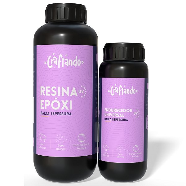 Resina Epoxi Zero Blushing e Bolhas Baixa Viscosidade 750g