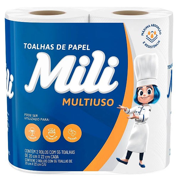 Papel Toalha Interfolhado - Mili Pro Higiene e Proteção