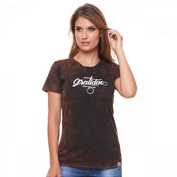 Blusa Baby Look Gratidão Ms7080