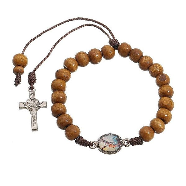 Pulseira Dezena de Pulso São Miguel - Marrom