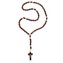 Terço de Madeira com Cristo