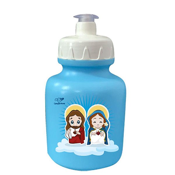 Garrafa Infantil Sagrado Coração de Jesus e Imaculado Coração de Maria