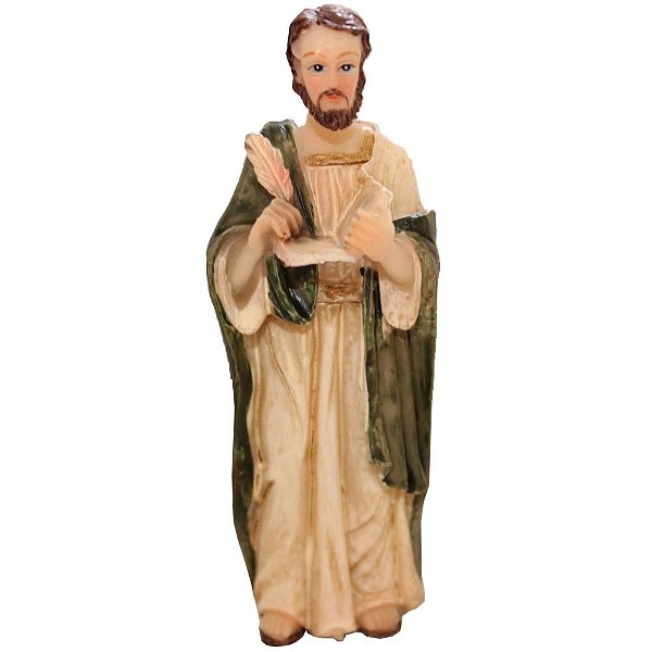 Imagem de São Lucas em Resina 7cm