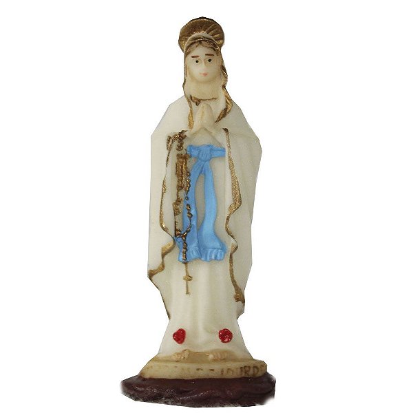 Imagem de Nossa Senhora de Lourdes em Resina de 8cm