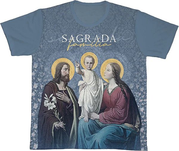 Camiseta Sagrada Família Azul