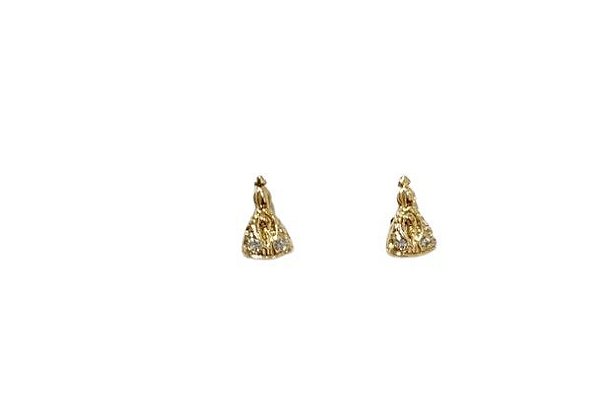 Brinco Folheado de Nossa Senhora Aparecida detalhes