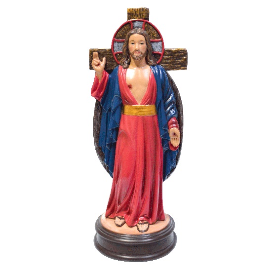 Imagem de Jesus das Santas Chagas em Resina 15cm
