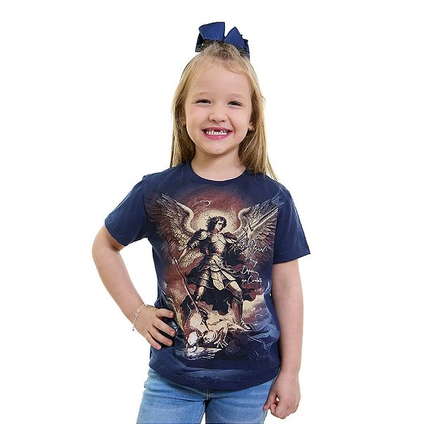 Camiseta Infantil Unissex São Miguel Arcanjo DV13027
