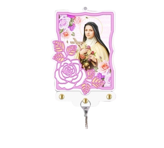 Porta Chaves Santa TeresinhaFloral