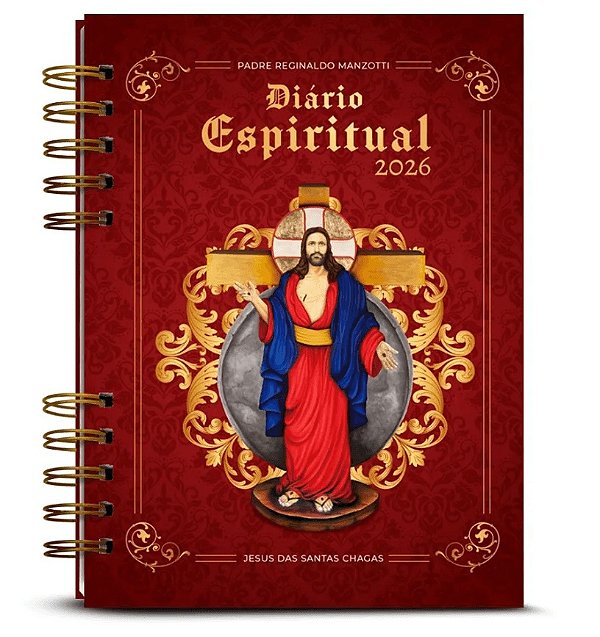 Diário Espiritual 2026 - Padre Reginaldo Manzotti - Capa Clássica