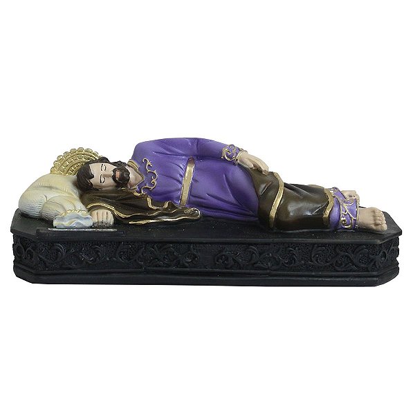 Imagem de São José Dormindo de Resina Nacional 20cm