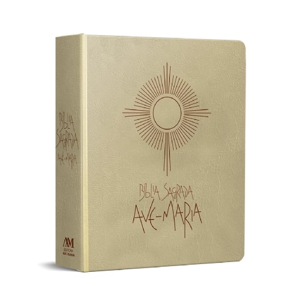 Bíblia Sagrada - Capa Eucaristia - Ave Maria