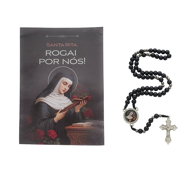 Terço de Santa Rita de Cássia com Folheto