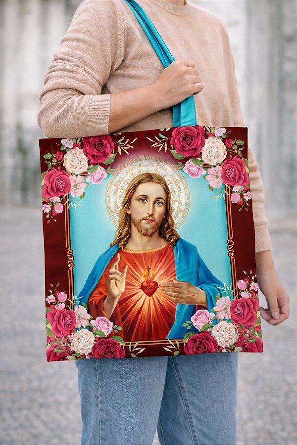 Ecobag Sacola do Sagrado Coração de Jesus