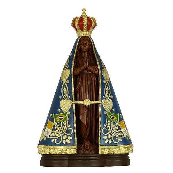 Imagem de Nossa Senhora Aparecida de Resina Nacional  38 cm